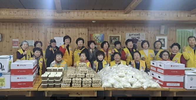 양평군 단월면, 반딧불 봉사회 설맞이 사랑의 음식 나눔 행사