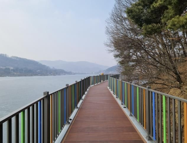안성시, 삼죽 덕산저수지 수변산책로 완공