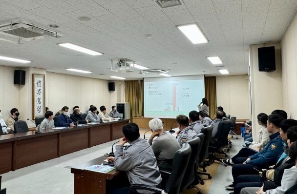 장경찰서 경찰관 40명 대상 ‘생명지킴이 양성 교육’