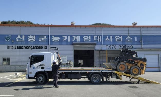 산청군, 농기계 임대 실질적 도움에 농가 호응