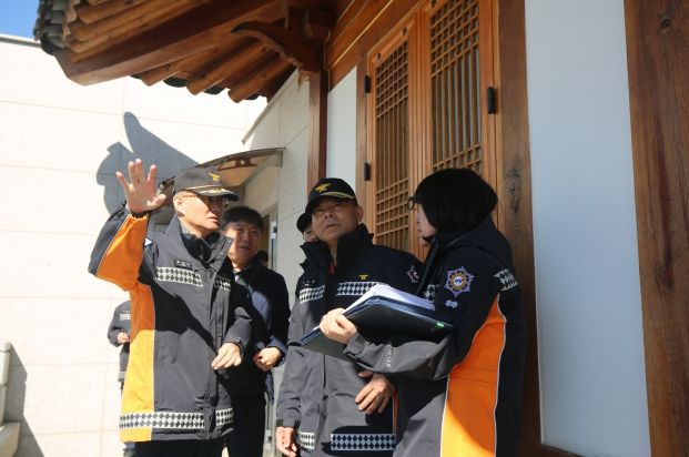 경북소방본부장, APEC 2025 KOREA SOM1 현장점검 나서