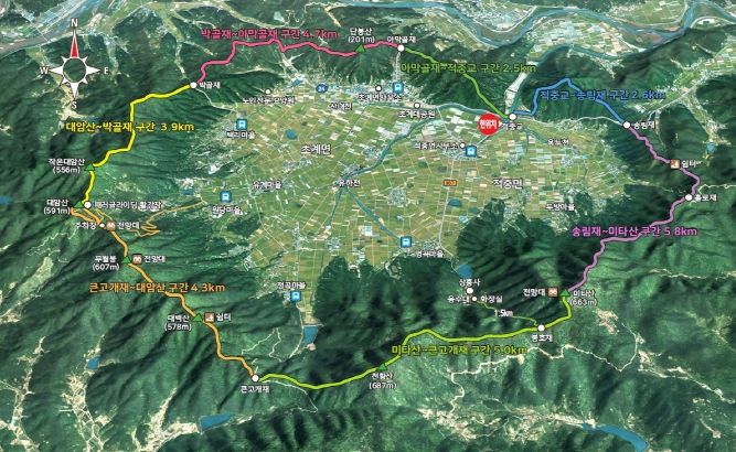합천『수려한 트레킹 투어』3월 운영 시작