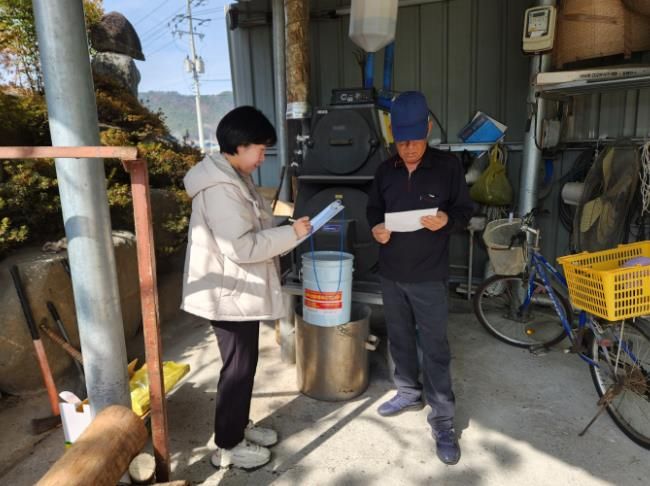 합천군 청덕면, 화목보일러 사용 농가 일제 점검