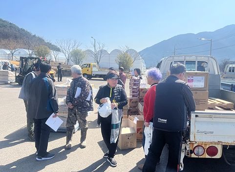 119㏊ 120농가 방제제 공급