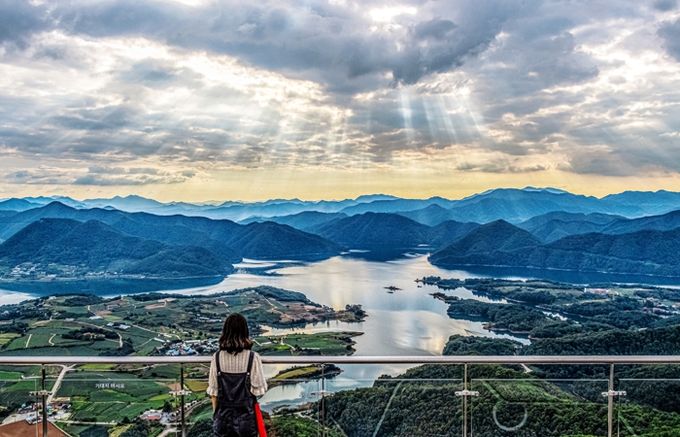 청풍호 전경사진
