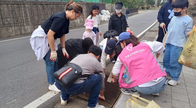 아빠와 함께 하동 대청소!