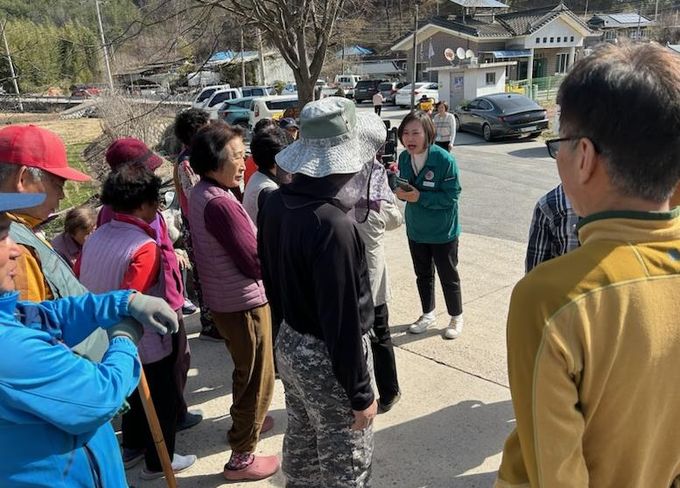 합천군 청덕면, 산불예방 릴레이 캠페인 추진