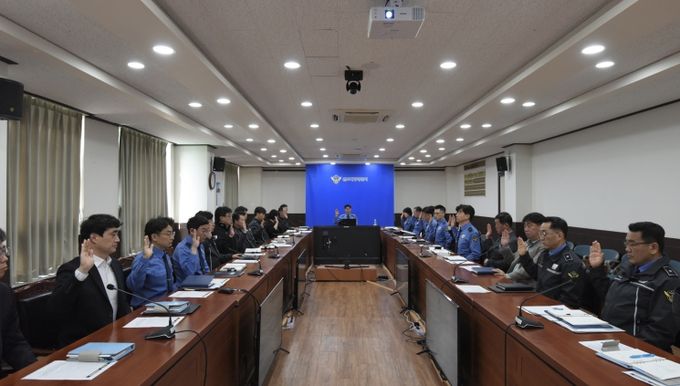 완도해경, 반부패청렴 실천 선언식 개최... 국민 신뢰받는 조직 될 것