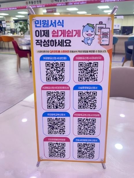 “민원서류, 이제 쉽게 작성하세요!” 함안군, 큐알(QR)코드 활용으로 민원서류 작성 편의성 강화