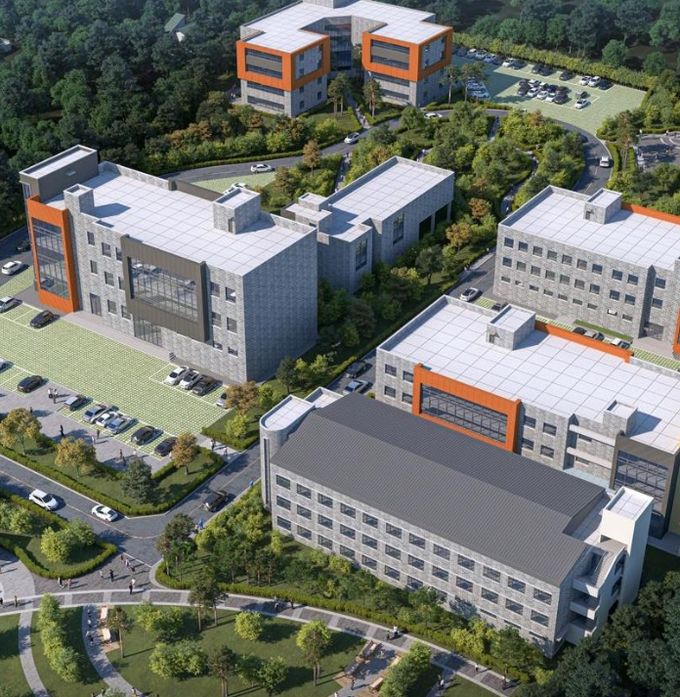 도시첨단산업단지 항체산업 비즈니스센터 조감도