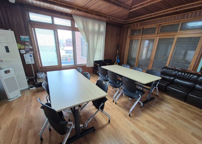 사천시, 경로당 식탁보급