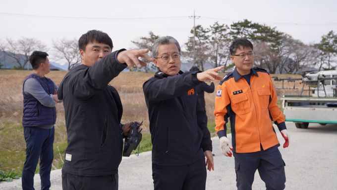 전남소방, 청명 한식 기간 산불 예방 드론 감시단 운영