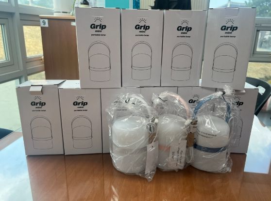 거제시 드림스타트, 포터블 램프 배부