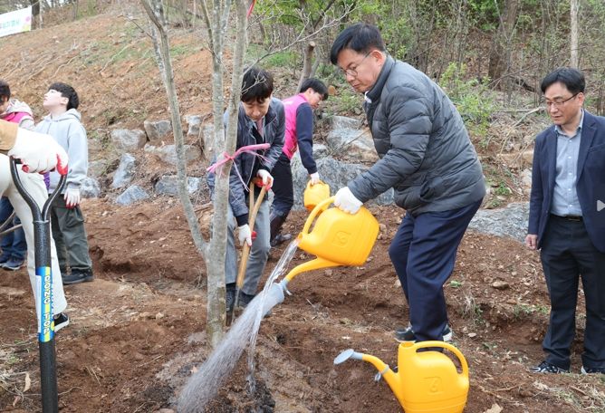 마포의 녹색 릴레이, 제80회 식목일 나무심기 행사 개최