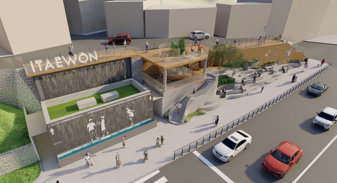 이태원 전망대 조감 사진(주간)