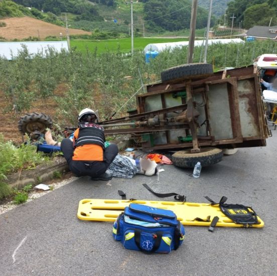 경북소방본부, 영농철 농기계 사고 급증…안전수칙 준수 당부