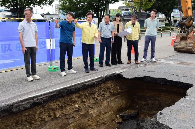 상평동 폐수관로 구간 공동조사 및 CCTV 조사(2023. 9.)