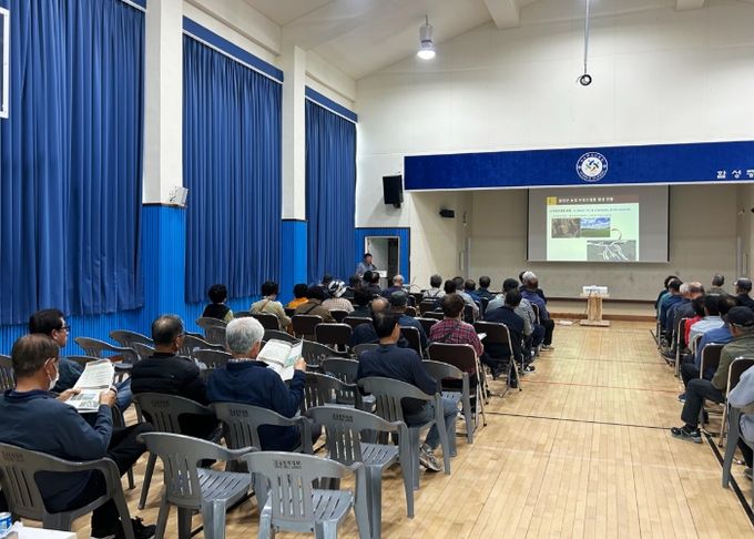 함안군, 농업비점오염 집중관리사업 관련 농업인 교육 실시