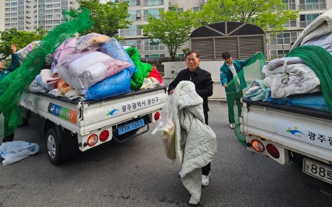 광산구 지역사회보장협의체 꼬꼬무 자원순환 활동사진