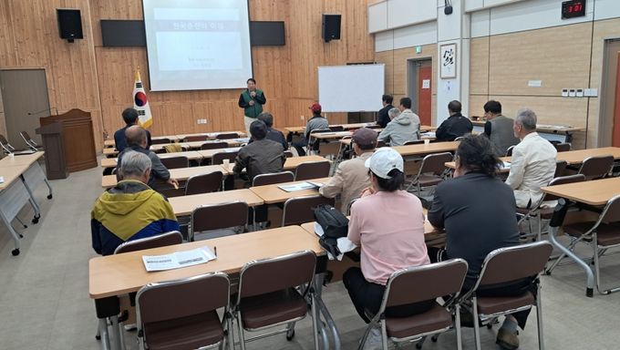 합천춘란 유통판매 설명회 및 역량강화교육 실시