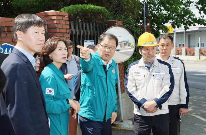 장금용 창원특례시 권한대행, 효성중공업‧LG전자 방문