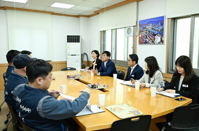 변광용 거제시장, 삼성중공업 노동자들의 목소리 경청하며 소통 이어가