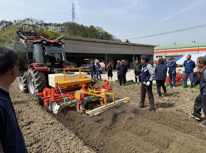 임실군, 논콩 생력기계화 교육 및 연시회 개최