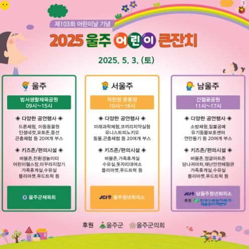 울주군, 제103회 울주 어린이날 큰잔치 개최