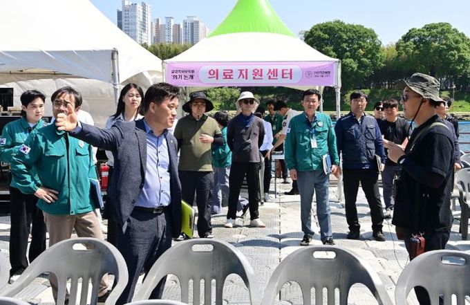 진주시, ‘제24회 진주논개제’행사장 민·관 합동 안전점검 실시