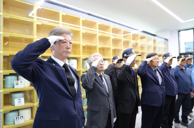 제주보훈청·국립제주호국원, 무연고 국가유공자 안장식 거행