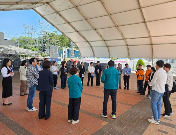 사천시 사천와룡문화제 앞두고 합동 안전점검