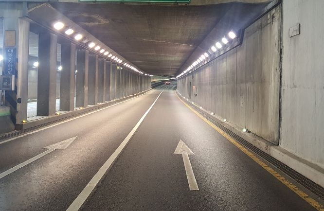 도청교 지하차도 등 3개소 LED 터널조명등 교체공사