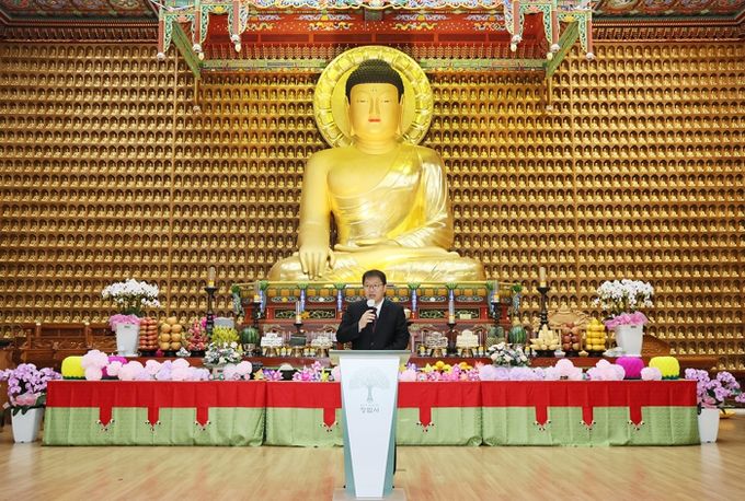 장금용 창원특례시장 권한대행, 부처님오신날 봉축 법요식 참석