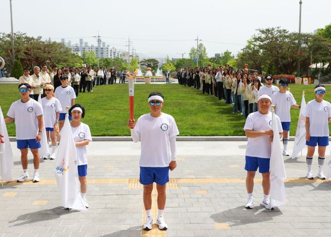 제64회 충북도민체육대회 성화, 충주에서 힘찬 출발