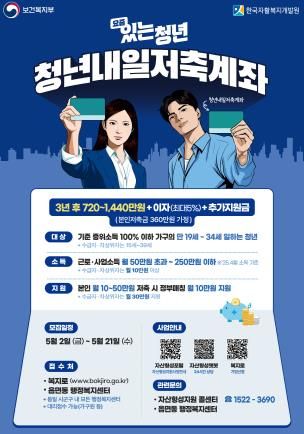 청년내일저축계좌 포스터