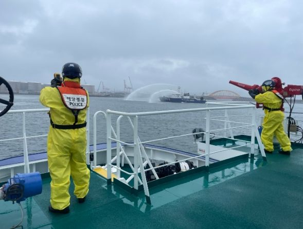 탱크터미널 복합해양사고 대응훈련