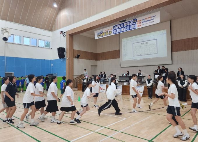 2025 서귀포시 중학교 학급별 줄넘기 대회