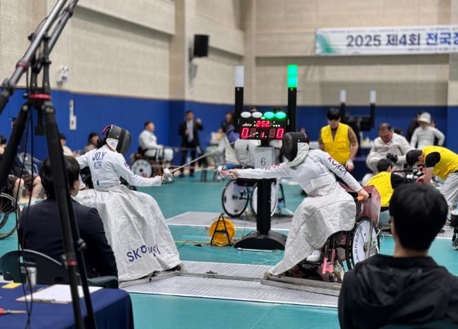 전국 장애인 펜싱 선수, 익산에서 뜨거운 열전
