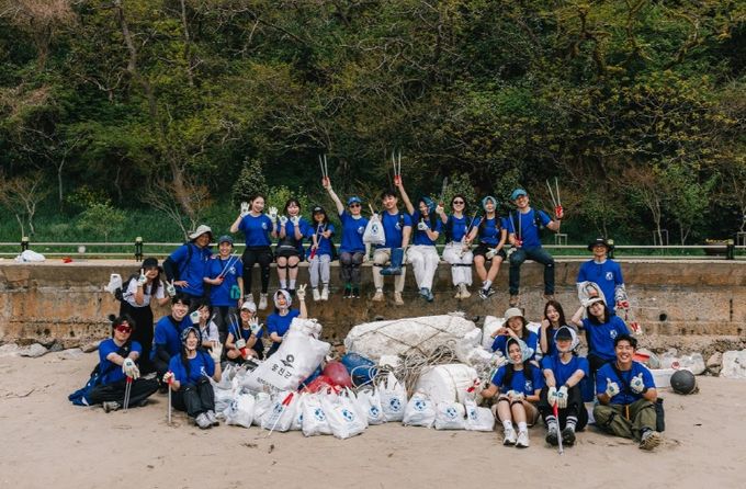 장골해변, 큰말해수욕장 플로깅
