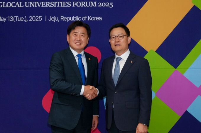 제주도-한화시스템 면담(오영훈 지사와 손재일 대표)