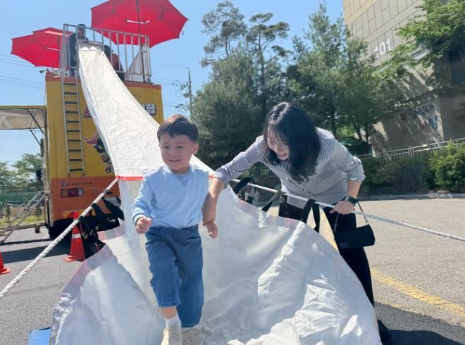 영동소방서, 영동유치원 이동안전체험차량 소방안전교육 실시