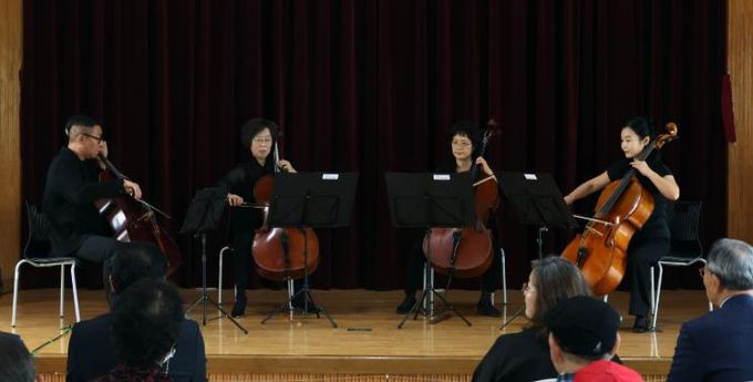 찾아가는 음악회 행사 모습