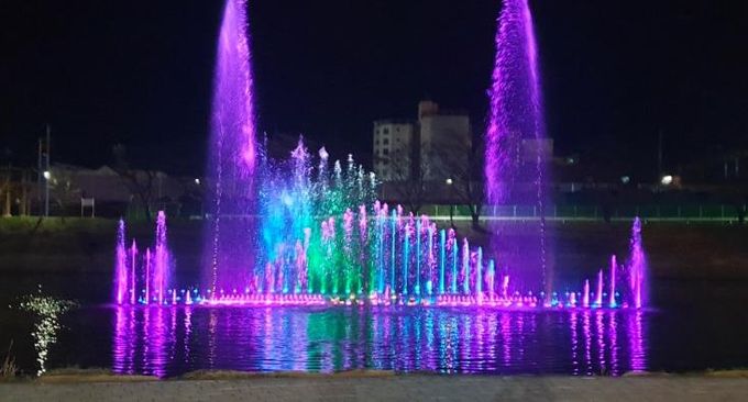 의성군, 남대천 음악분수 운영 재개