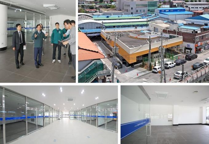 심 민 임실군수, 임실전통시장 맛잇길 음식상가 조성사업 현장 방문