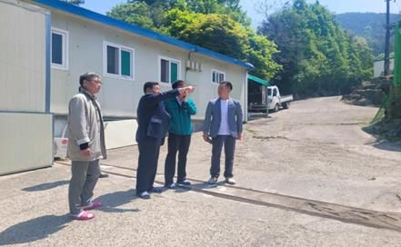 고성군의회 최을석 의장 하이면 소재 가야육종(주) 현장 방문