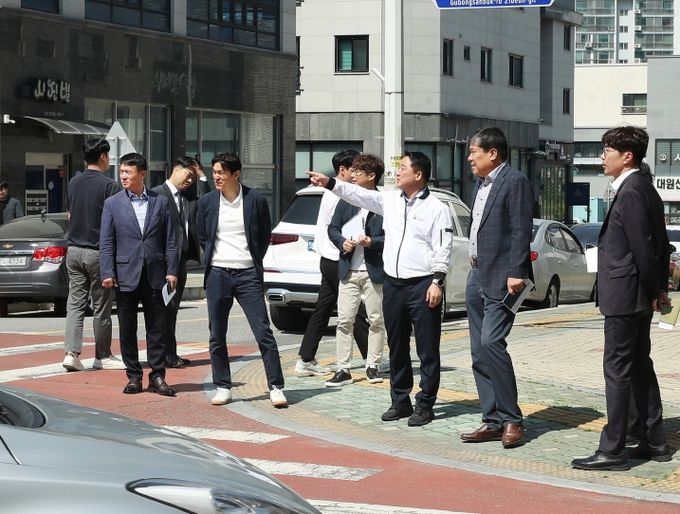 관저2동 공영주차장 조성 현장 방문