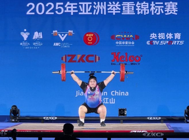 ‘2025 아시아역도선수권대회’에 출전한 박혜정 선수