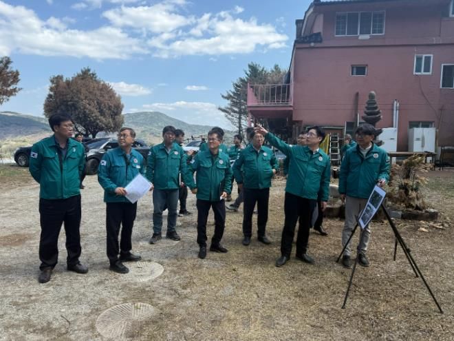 하동군, 산불 종료 후 산사태 대비 강화