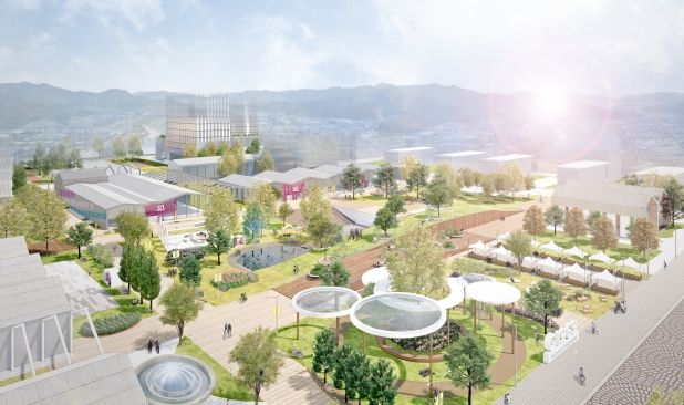 방림부지 전경(조감도)