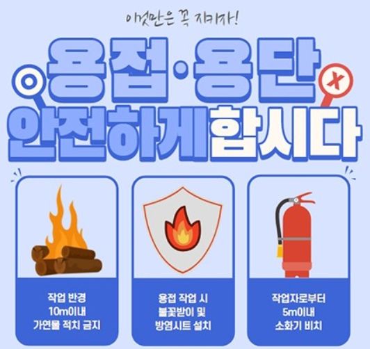 나주소방서, 용접·절단 화재 사고 예방 당부